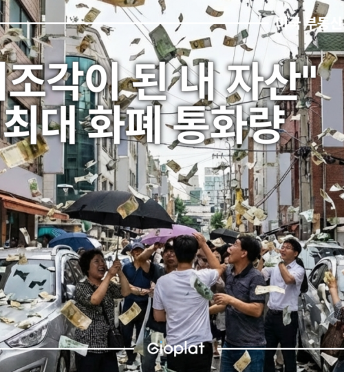 통화량 증가 화폐가치 하락 환율 인플레이션