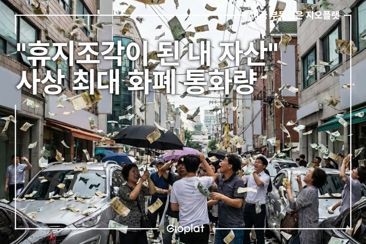 통화량 증가 화폐가치 하락 환율 인플레이션