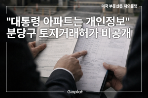 분당구 토지거래허가 비공개