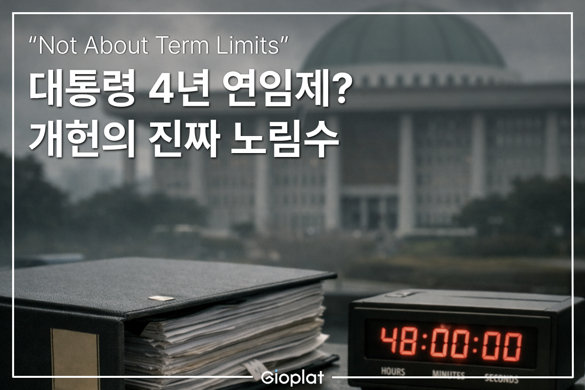 대통령 4년 중임제 개헌 진짜 내용