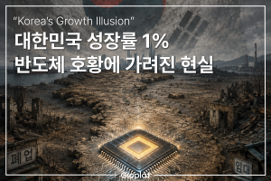 한국 경제 성장률 1%