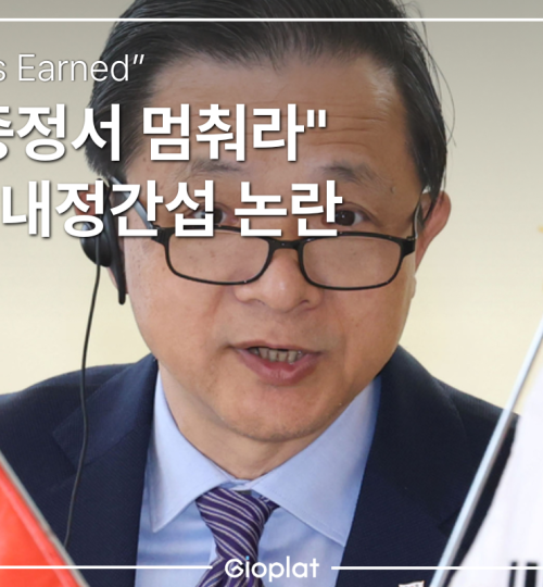 중국 내정간섭 논란